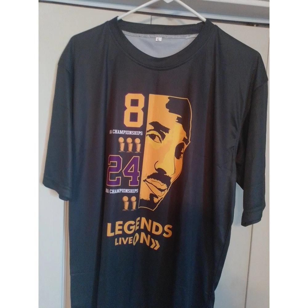 Kobe Tee Shirt 3 Chain And Pendant Set